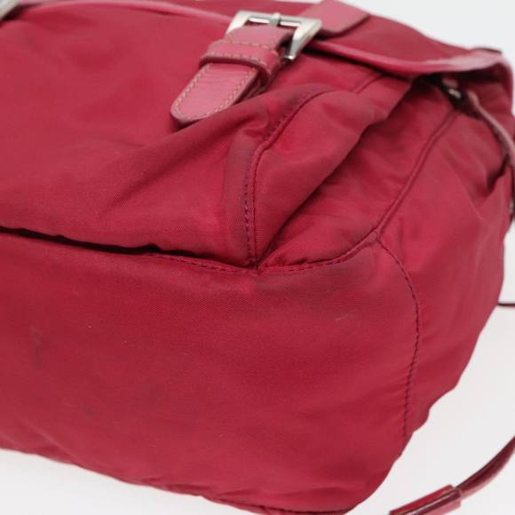 PRADA Shoulder Bag Nylon Pink Auth 94004 - Picture 7 of 16